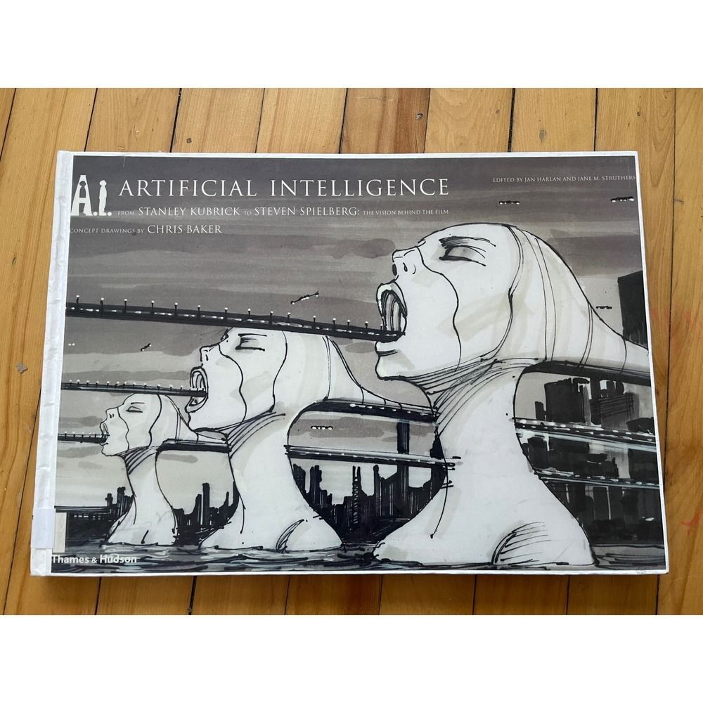 A.I. Artificial Intelligence Vision Behind the Film Hardcover Book Chris Baker